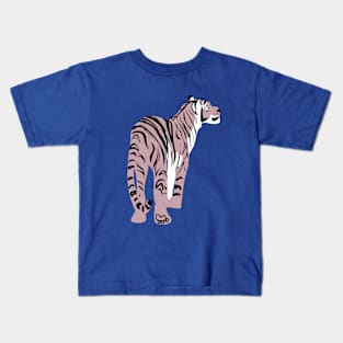 Tiger in Pink Kids T-Shirt